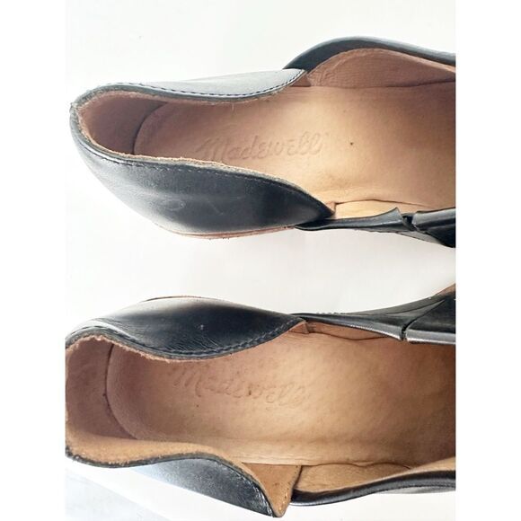 Madewell Brady Ankle Bootie Black Leather Lowcut Size 7.5 - Picture 6 of 10